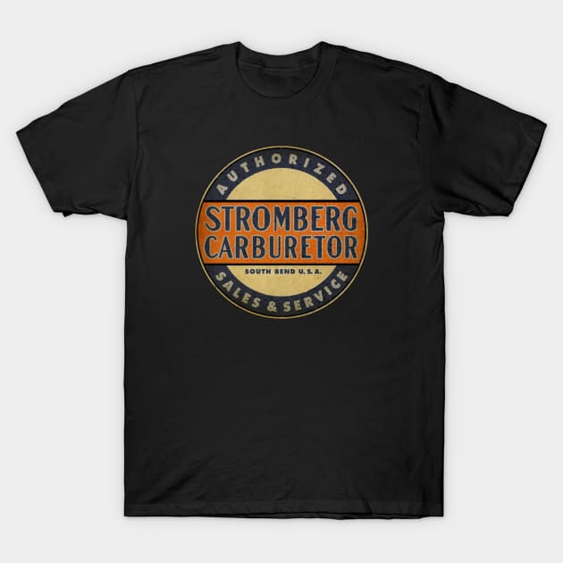 Stromberg Carburetor T-Shirt by Midcenturydave